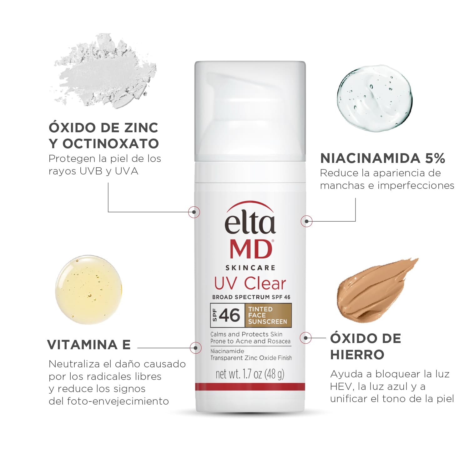 EltaMD UV Clear Tinted Broad-Spectrum SPF 46 - Imagen 3